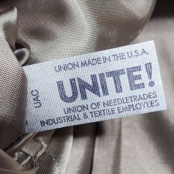 Monsieur Givenchy Mens Houndstooth Blazer Jacket Union Made Tan & Black Size L - Picture 5 of 14